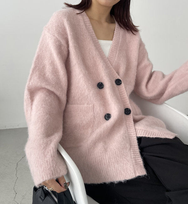  「【セットアップ対応】ジャケット風カーディガン」|カーディガン|