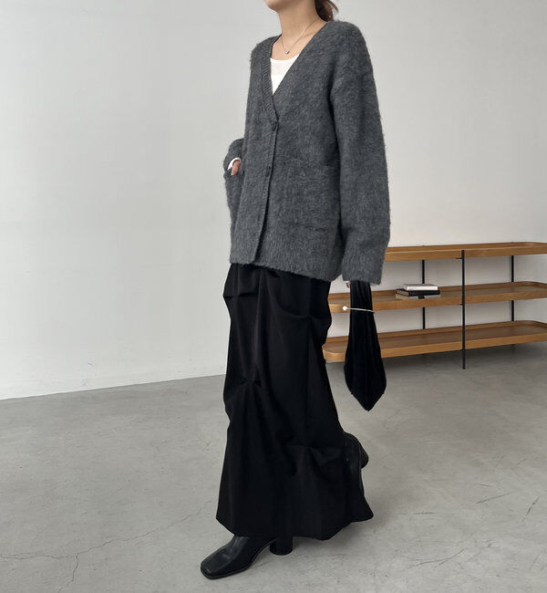  「【セットアップ対応】ジャケット風カーディガン」|カーディガン|