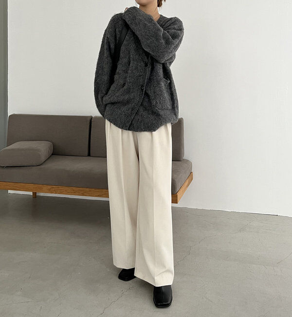  「【セットアップ対応】ジャケット風カーディガン」|カーディガン|