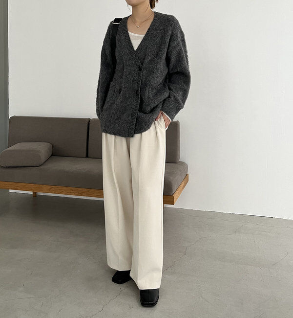  「【セットアップ対応】ジャケット風カーディガン」|カーディガン|