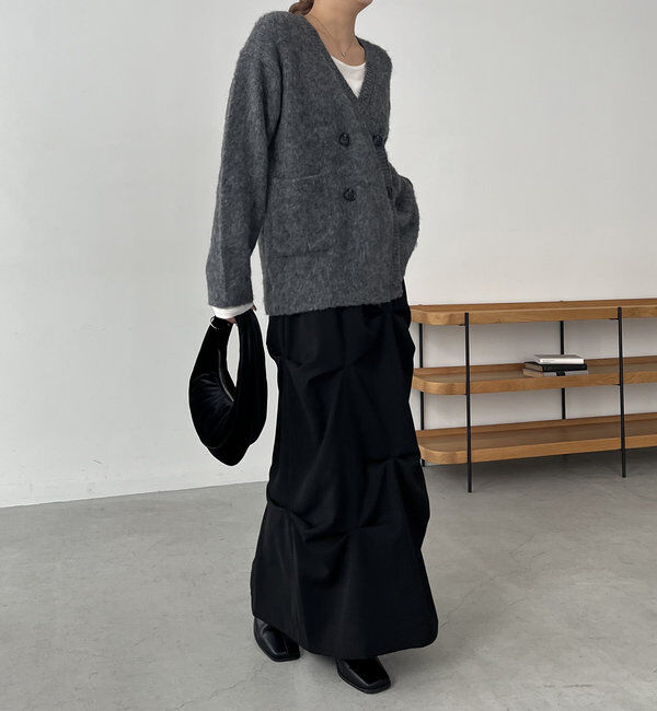  「【セットアップ対応】ジャケット風カーディガン」|カーディガン|