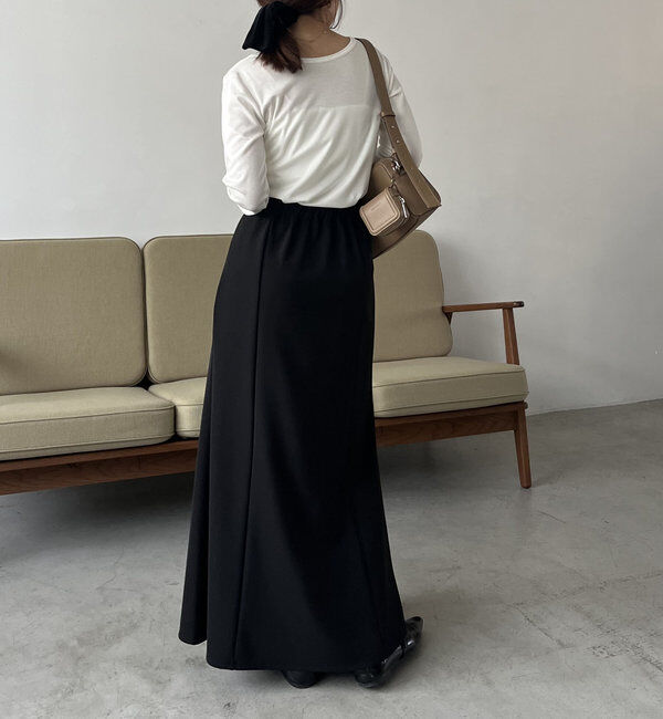  「アシメボタンカーデ風ロンT」|Tシャツ・カットソー|