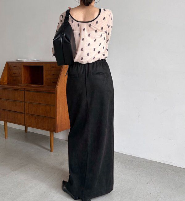  「スエードジップスカート」|スカート|