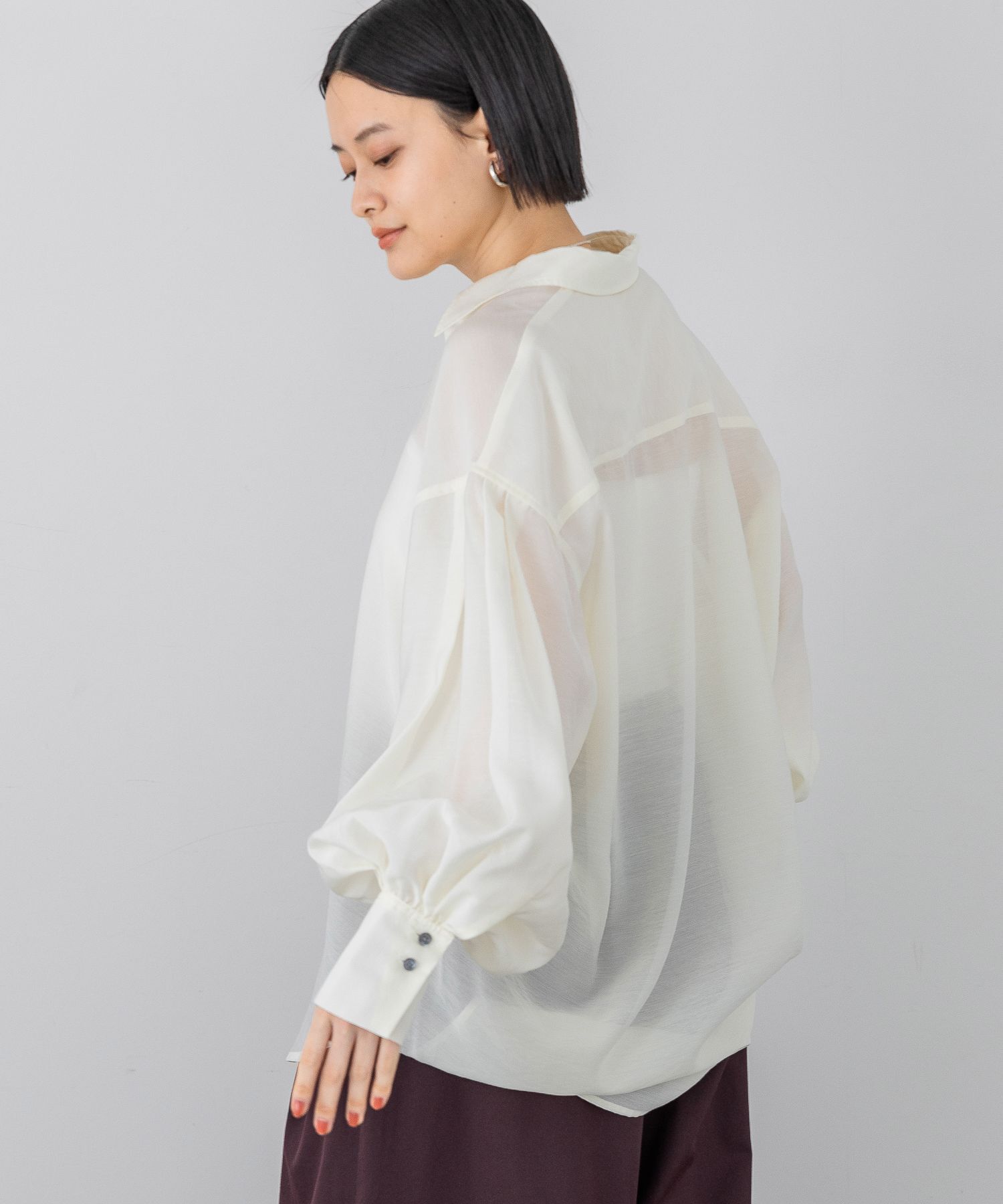 A part by 「シアーオーバーシャツ」|シャツ・ブラウス|