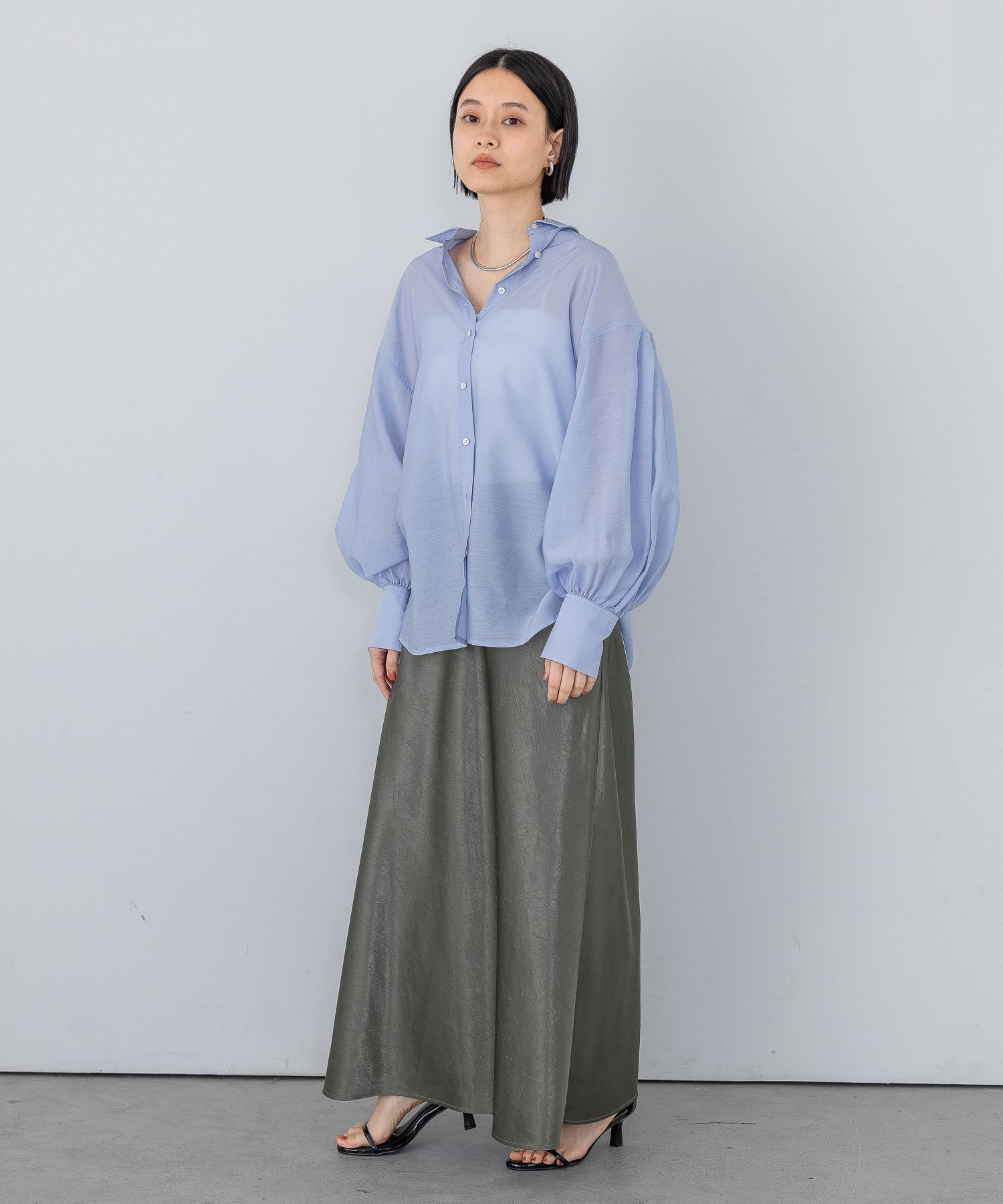 A part by 「シアーオーバーシャツ」|シャツ・ブラウス|