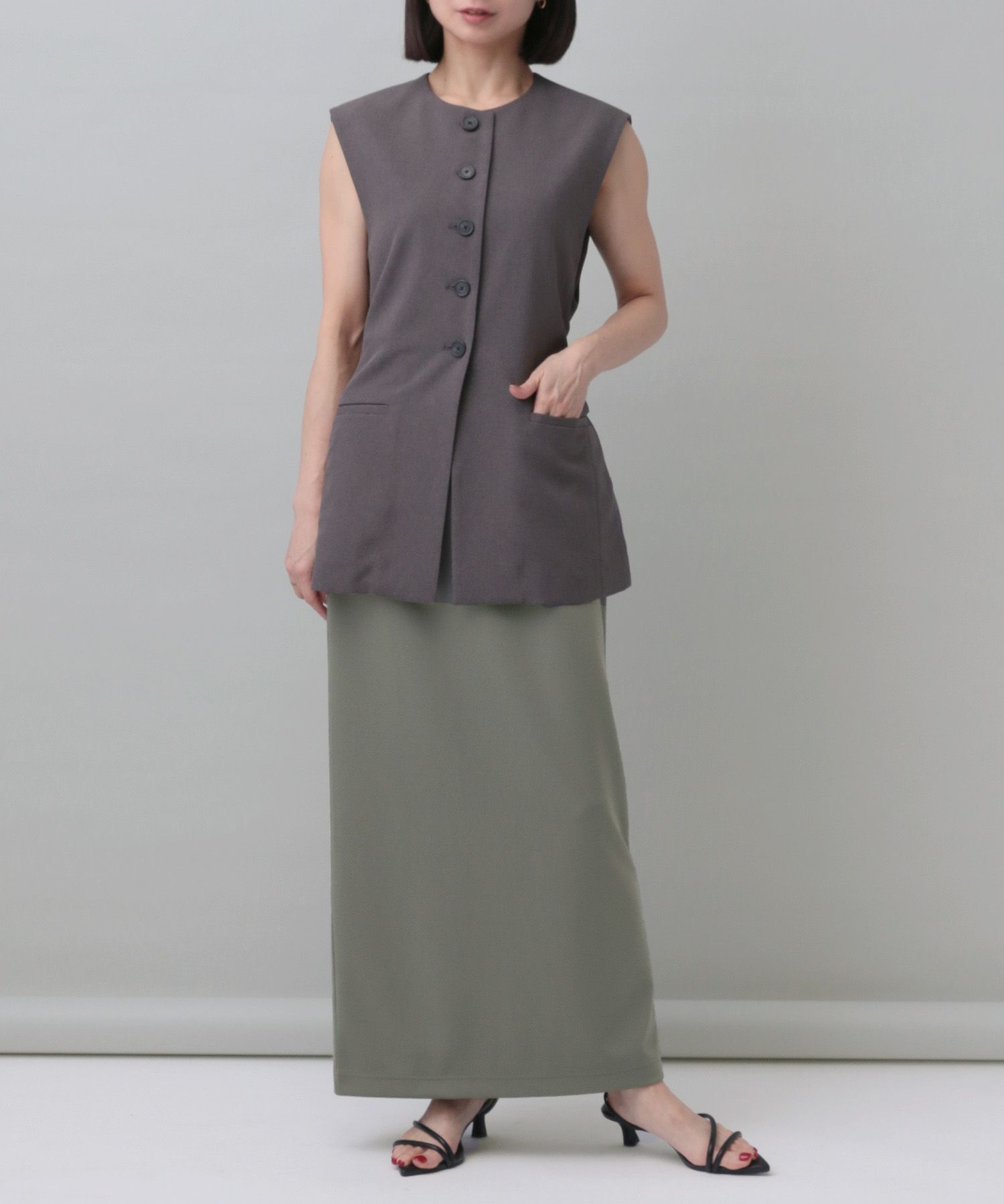 A part by 「ストレッチハイウエストタイトスカート」|スカート|