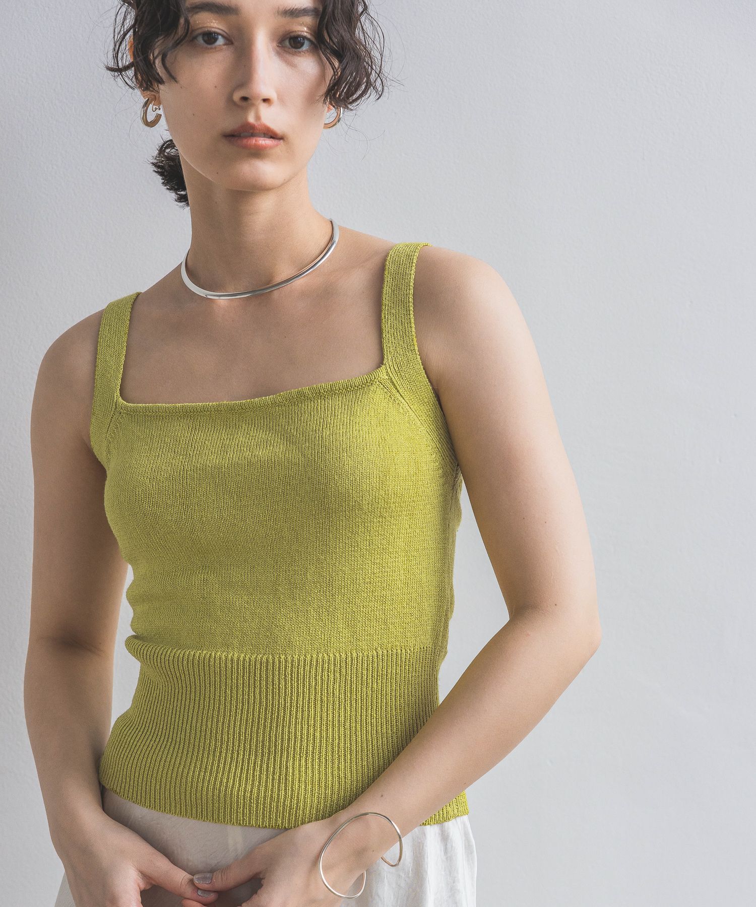 A part by 「リネンコンキャミソール」|ニット・セーター|イエロー