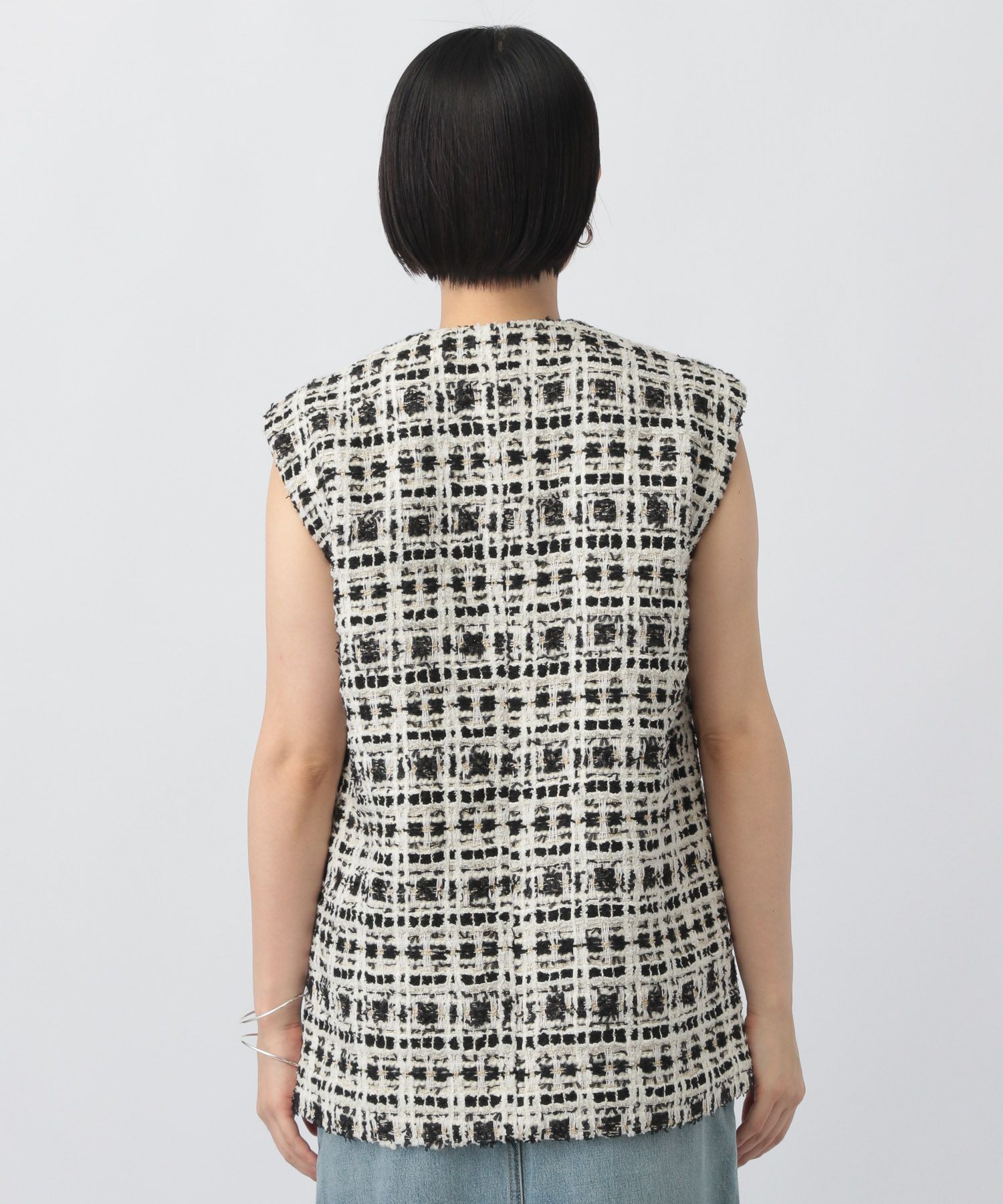 A part by 「ツィードベスト」|ダウンベスト・ベスト|