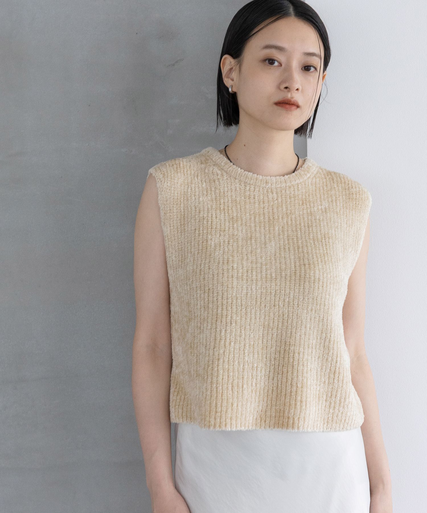 A part by 「フェザーノースリーブニット」|ニット・セーター|