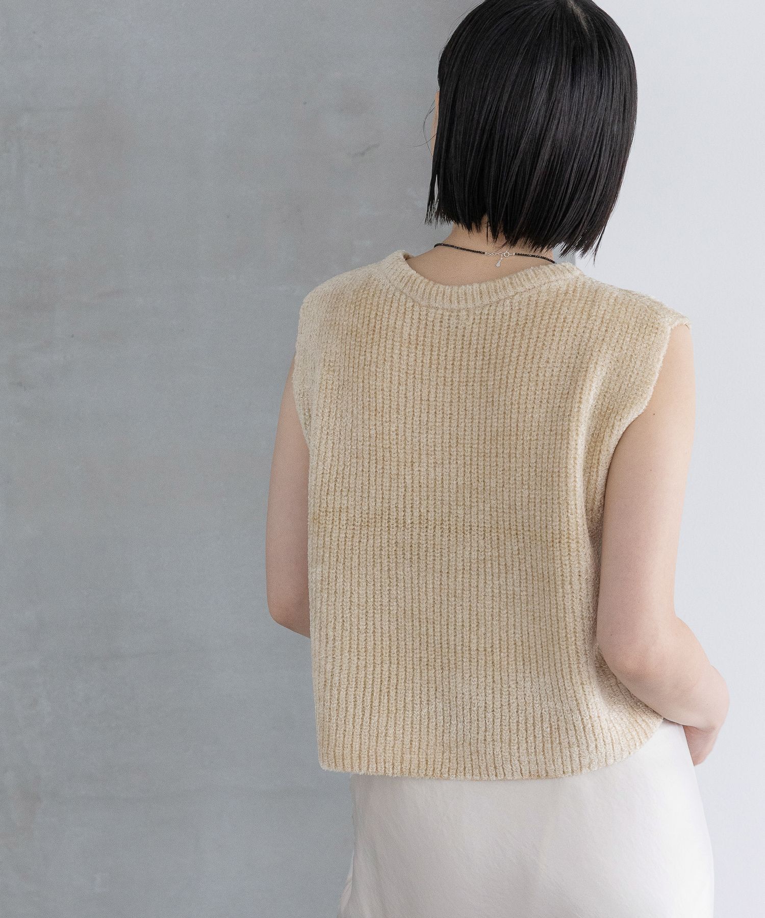 A part by 「フェザーノースリーブニット」|ニット・セーター|