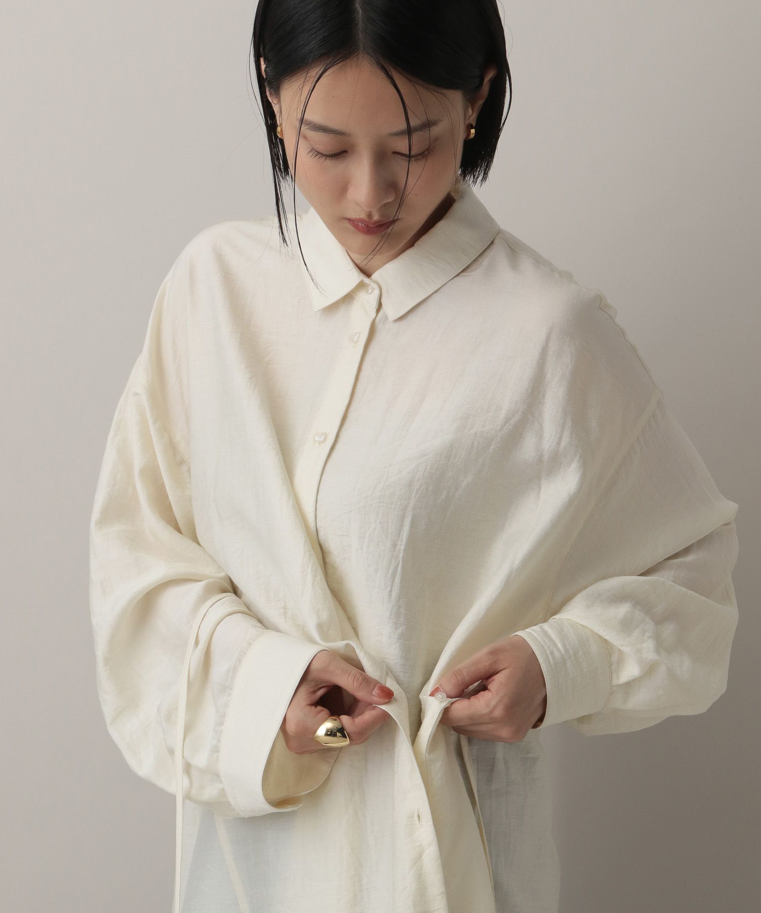 A part by 「カシュクールシャツ」|シャツ・ブラウス|