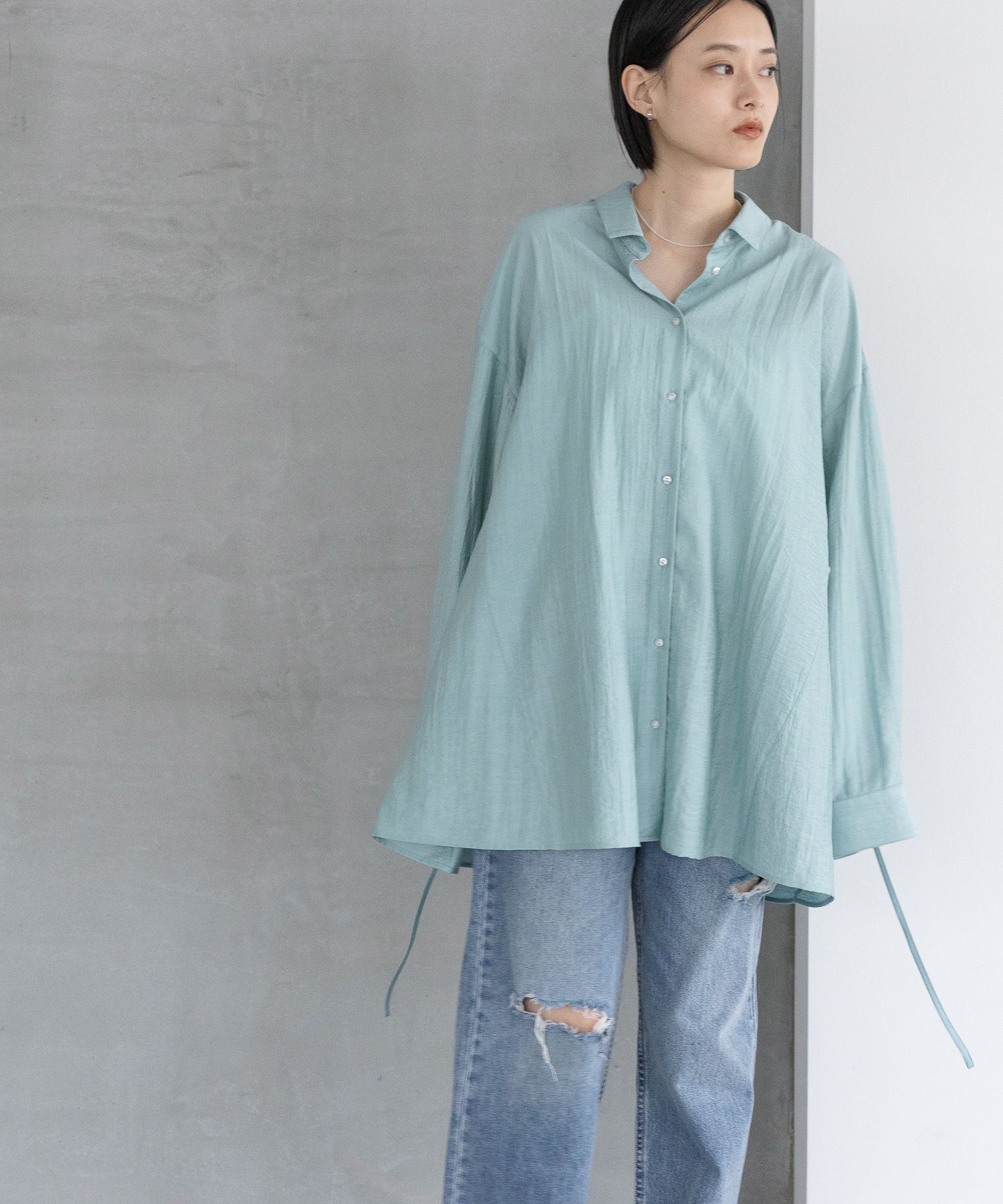 A part by 「カシュクールシャツ」|シャツ・ブラウス|グリーン