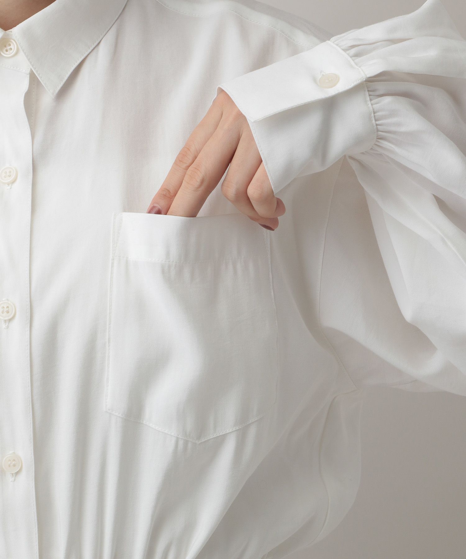 A part by 「ドロストシャツワンピース」|ワンピース|