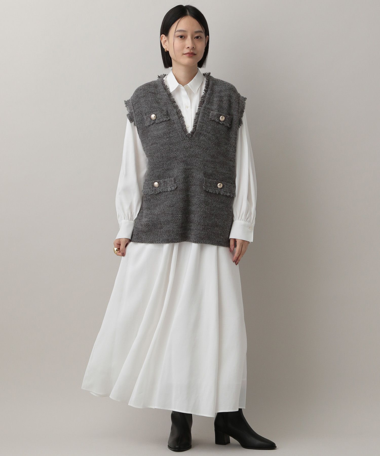 A part by 「ドロストシャツワンピース」|ワンピース|