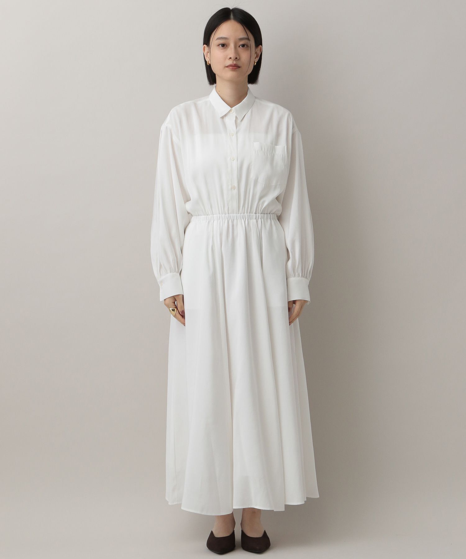 A part by 「ドロストシャツワンピース」|ワンピース|