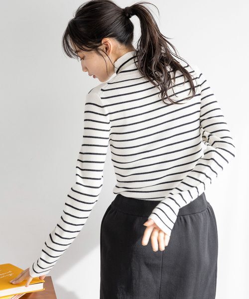 LOWRYS FARM「カラータートルニットＬＳ」|ニット・セーター|