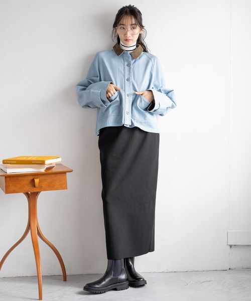 LOWRYS FARM「カラータートルニットＬＳ」|ニット・セーター|