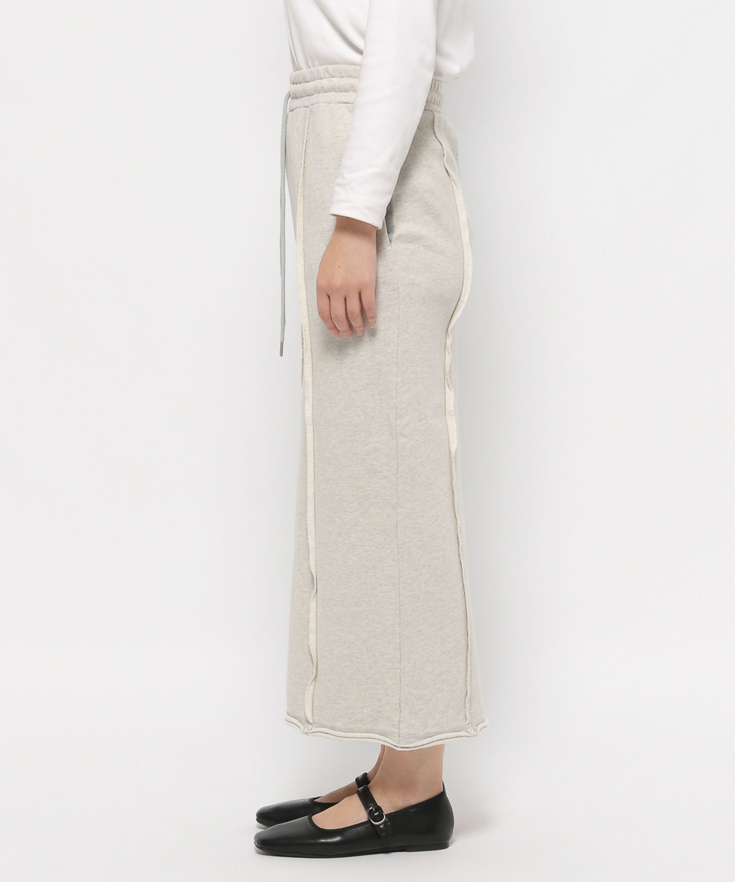 LOWRYS FARM「リメイクスウェットタイトスカート」|スカート|