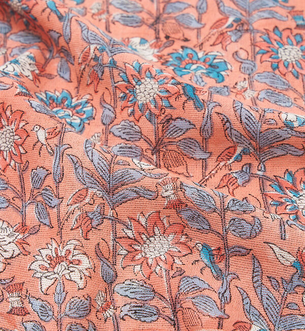 collex「ブロックプリント マルチクロス 145&times;225cm」|ブランケット|