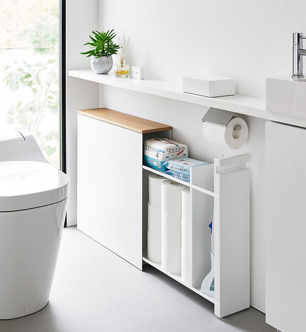 collex「【tower】 隠せるトイレ引出し収納」|その他|ホワイト