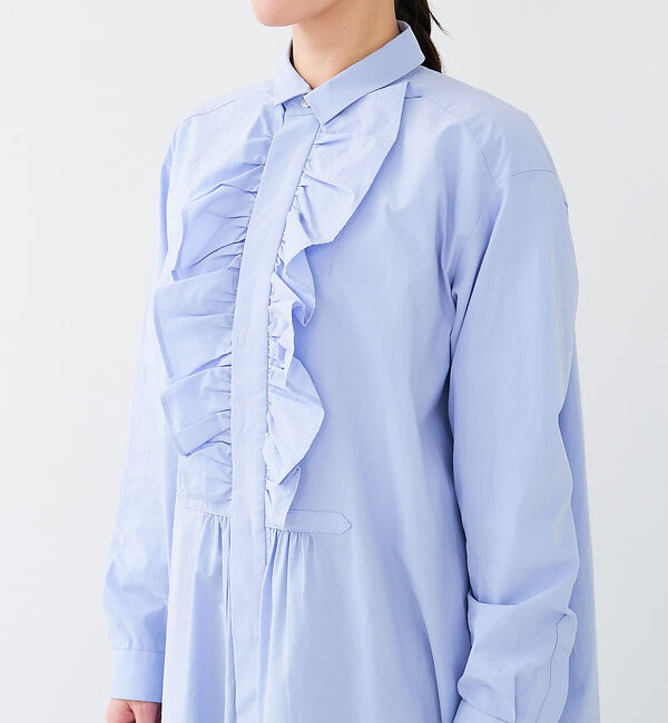 collex「フロトフリルシャツワンピース」|ワンピース|