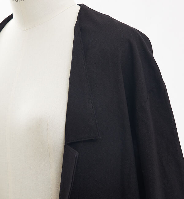 collex「ショールカラージャケット ブラック」|その他|