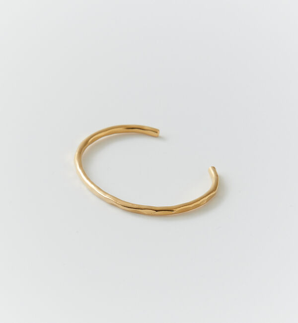 collex「【Ljud/ユード】WAVEハンマーバングル」|ブレスレット・バングル|ゴールド