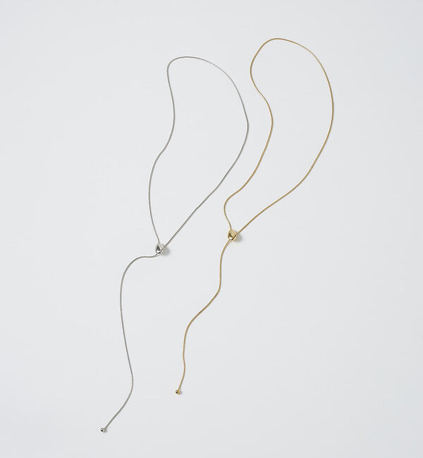 collex「【dignif】【金属アレルギー対応】スライドY字ネックレス」|ネックレス|