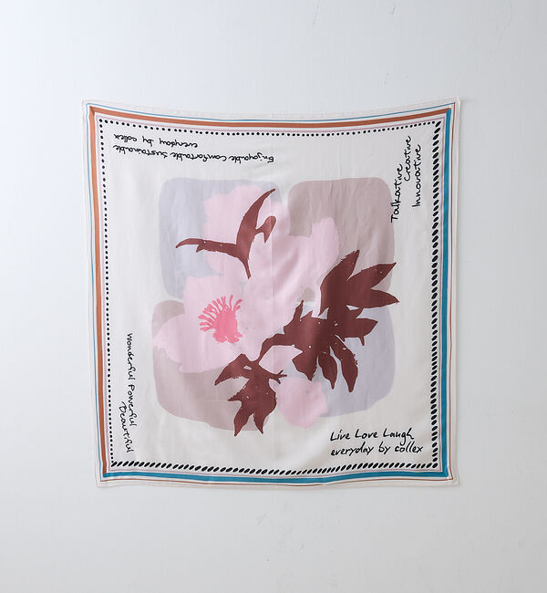 collex「ボタニカルプリント　大判ストール」|バンダナ・スカーフ|