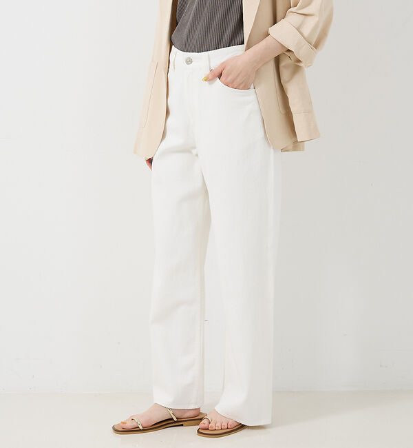 collex「定番人気！美シルエット　セミワイドデニム2」|デニム|