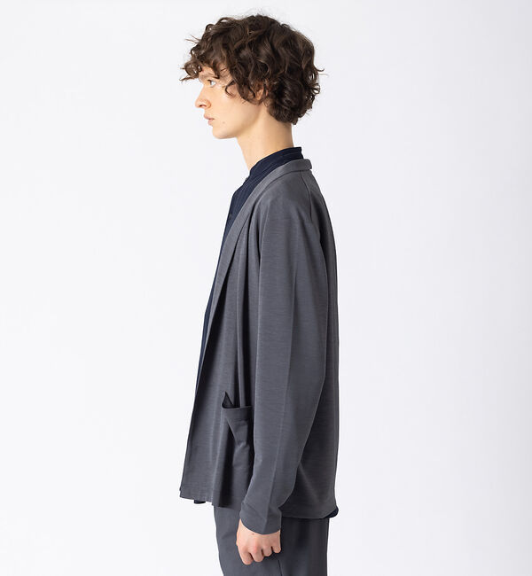 ABAHOUSE「鹿の子 ストレッチ ボタンレス カーディガン」|カーディガン|