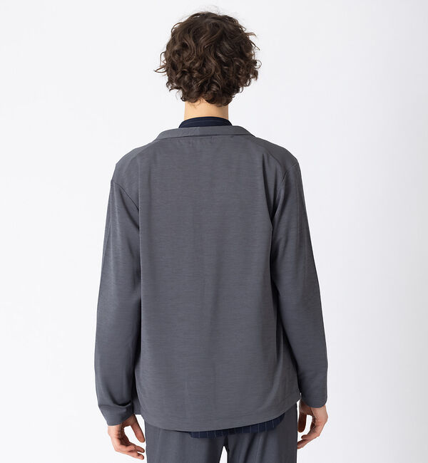 ABAHOUSE「鹿の子 ストレッチ ボタンレス カーディガン」|カーディガン|