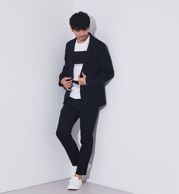 ABAHOUSE「【ウォッシャブル】パネルボーダー　ニット」|ニット・セーター|