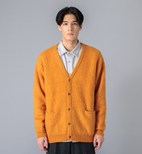 ABAHOUSE「モヘア 混 ダイヤ 柄 ジャガード カーディガン」|カーディガン|