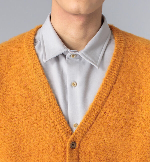 ABAHOUSE「モヘア 混 ダイヤ 柄 ジャガード カーディガン」|カーディガン|