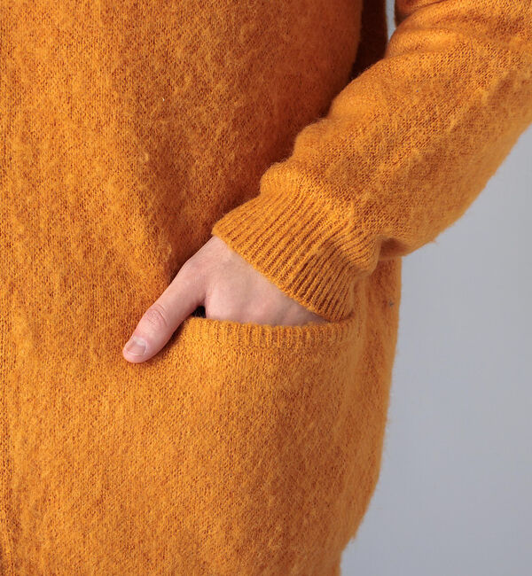 ABAHOUSE「モヘア 混 ダイヤ 柄 ジャガード カーディガン」|カーディガン|