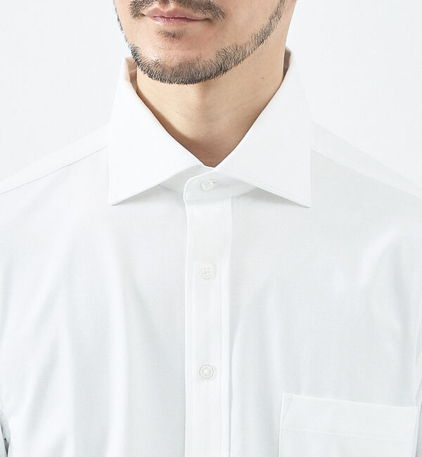 ABAHOUSE「【WWS / ワークウェアスーツ】究極のワイドカラーシャツ 51-1128WB-」|シャツ・ブラウス|