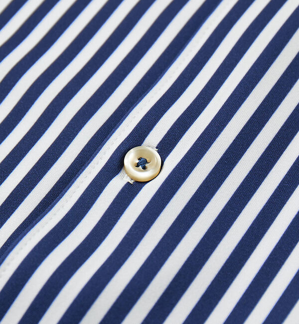 ABAHOUSE「【FLEX SHIRTS】マルチストレッチ ストライプ ジャージーシャツ」|シャツ・ブラウス|