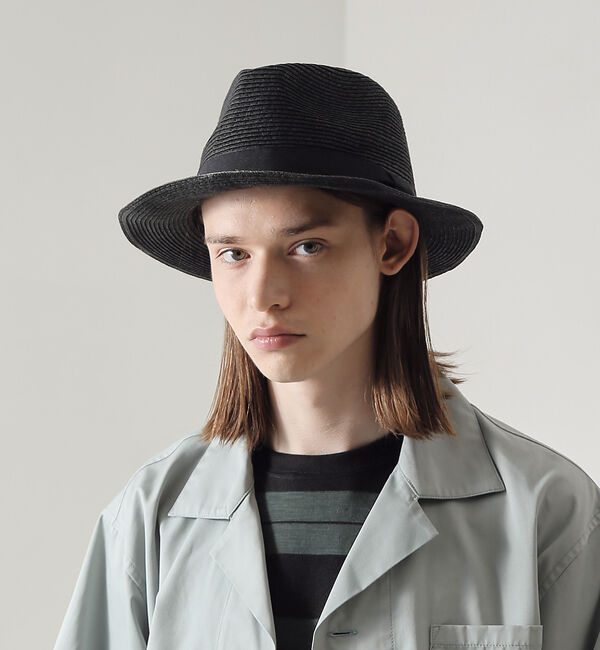 ABAHOUSE「【RUBEN/ルーベン】PAPER BLADE HAT　/ ブレードハット」|その他|ブラック