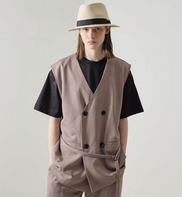 ABAHOUSE「【RUBEN/ルーベン】PAPER BLADE HAT　/ ブレードハット」|その他|ベージュ