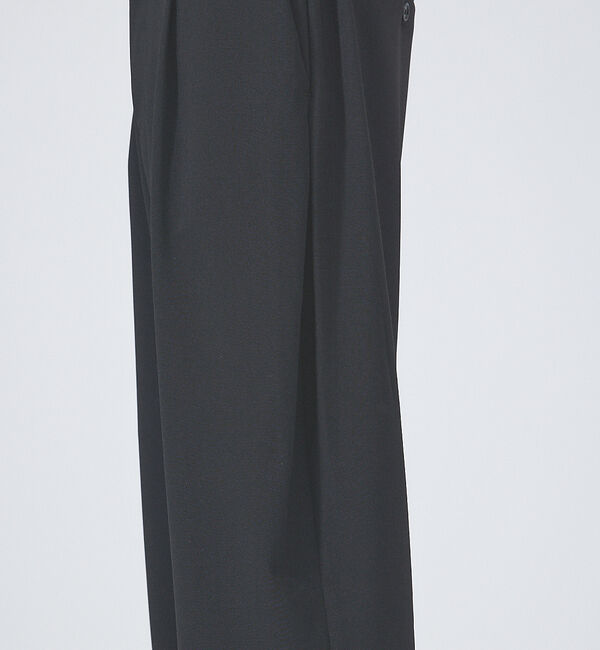 ABAHOUSE「【セットアップ対応】サイドタック ストレッチ ワイドパンツ」|チノ|