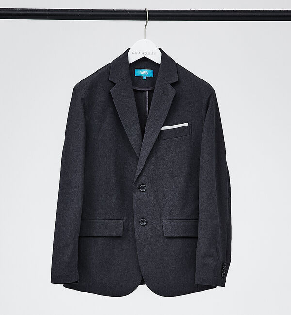 ABAHOUSE「【WWS/セットアップ対応】クール テーラード ジャケット」|テーラードジャケット|チャコールグレー