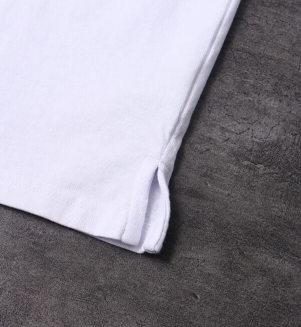 ABAHOUSE「【グッドウェア】USAコットン ヘンリーネック ショートスリーブ Tシャツ」|Tシャツ・カットソー|