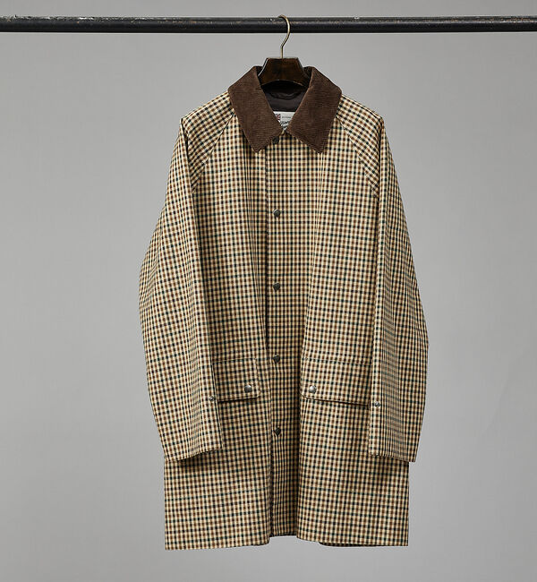 ABAHOUSE「【Traditional Weatherwear】HARROGATE / チェッ」|ステンカラーコート|