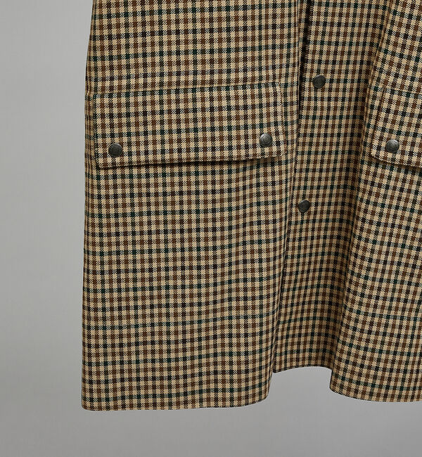 ABAHOUSE「【Traditional Weatherwear】HARROGATE / チェッ」|ステンカラーコート|