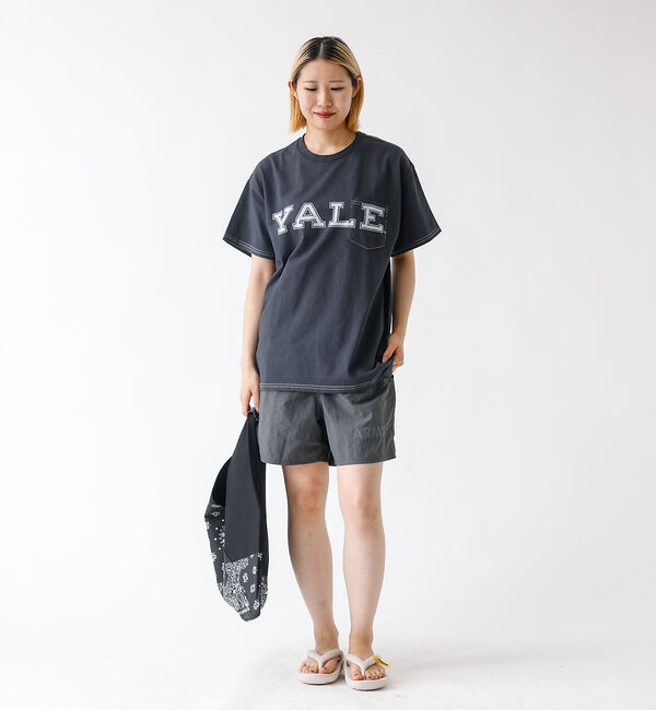 ABAHOUSE「【The BOOK STORE / ブックストア 】YALE  POCKET T」|Tシャツ・カットソー|