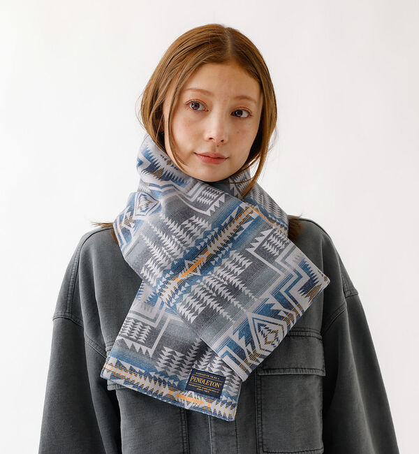 ABAHOUSE「【PENDLETON / ペンドルトン】FLANNEL MUFFLER / フラ」|マフラー|チャコールグレー
