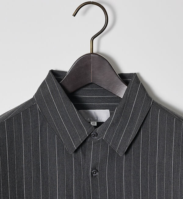 ABAHOUSE「【定番】レギュラーカラーストライプシャツ」|シャツ・ブラウス|