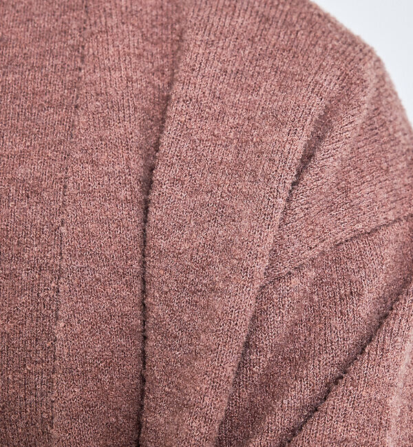 ABAHOUSE「ウールミックス ブークレーニット カーディガン」|カーディガン|