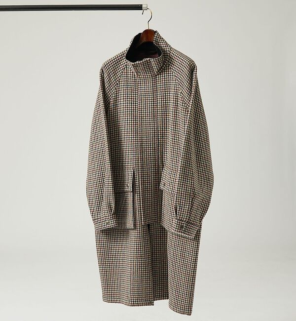 ABAHOUSE「【Traditional Weatherwear】ELGIN LONG エルガン」|ステンカラーコート|ベージュ